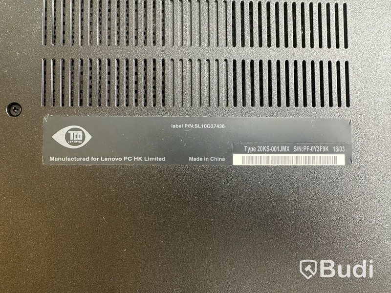 Dator Lenovo Thinkpad E580. OBS! Inget OS.