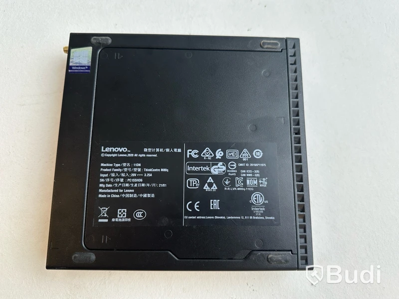 Dator Lenovo ThinkCentre M80q. OBS! Inget OS.