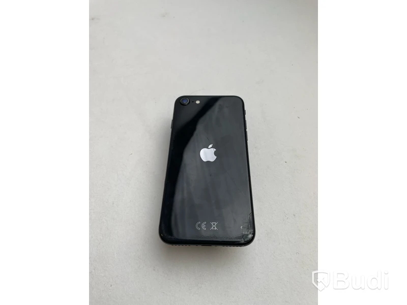 Mobil Apple iPhone SE. OBS! Skador på baksidan.