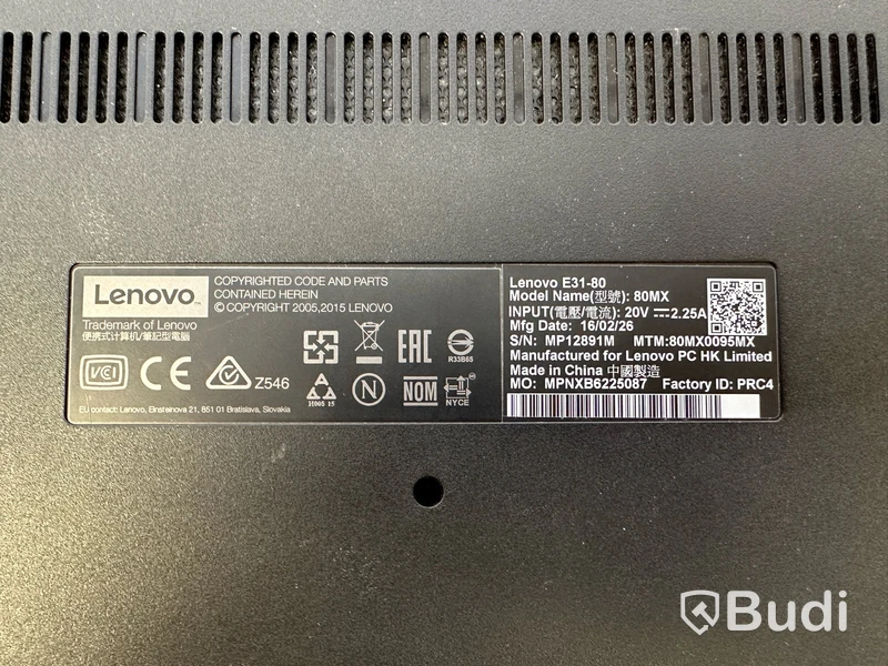 Dator Lenovo ThinkPad E31. OBS! Inget OS.