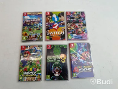Konsol Nintendo Switch inkl.6 st spel