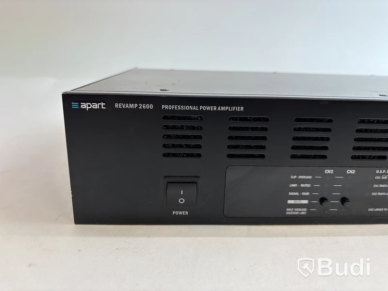 Apart Revamp 2600 2Ch Power Förstärkare 2x600W