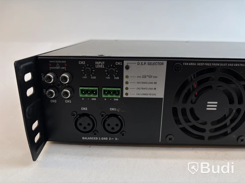 Apart Revamp 2600 2Ch Power Förstärkare 2x600W