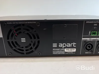 Apart Revamp 2600 2Ch Power Förstärkare 2x600W