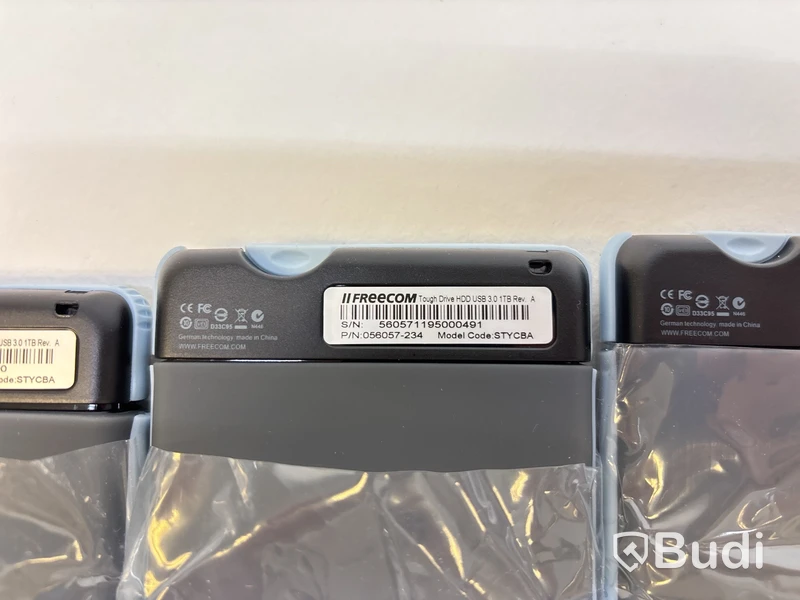 3 st Externa 1TB Hårddiskar