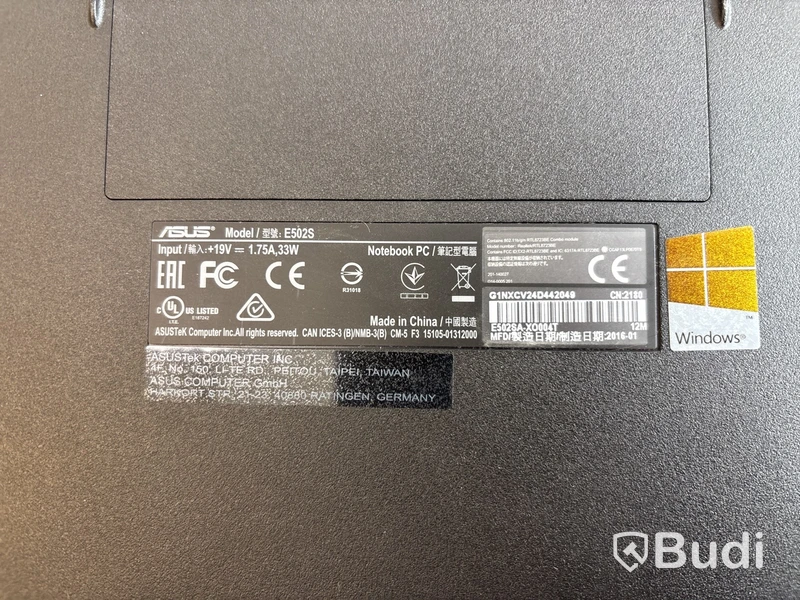 Dator Asus E502S. OBS! Inget OS