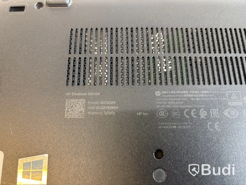 Dator HP EliteBook 820 G4. OBS! Inget OS