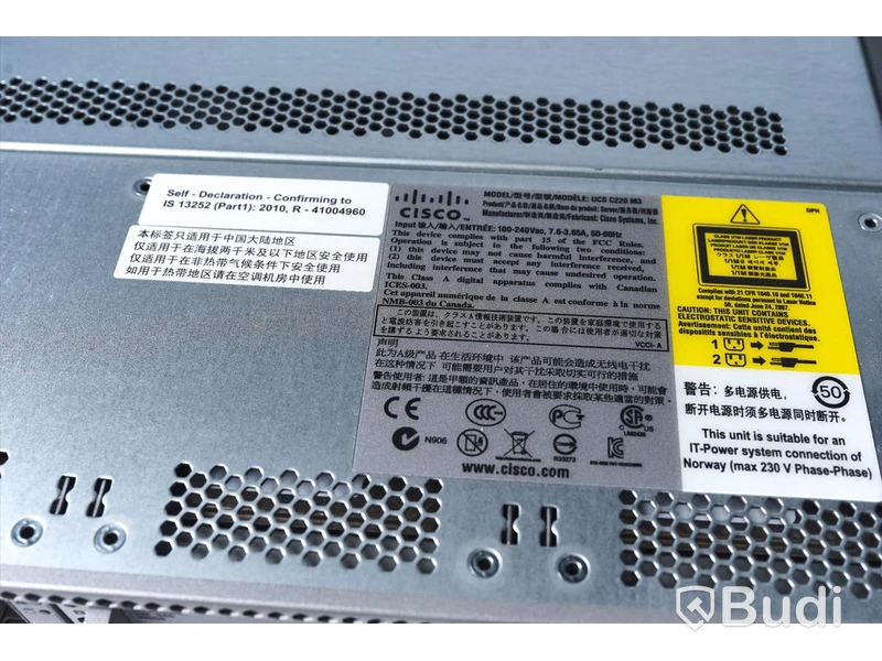 Server Cisco UCS C220 M3 Rack (Server),