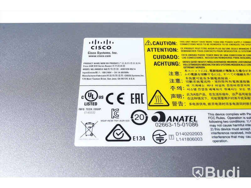 Server - Cisco Systems ASR-920-4SZ-A (Med strömkablar)
