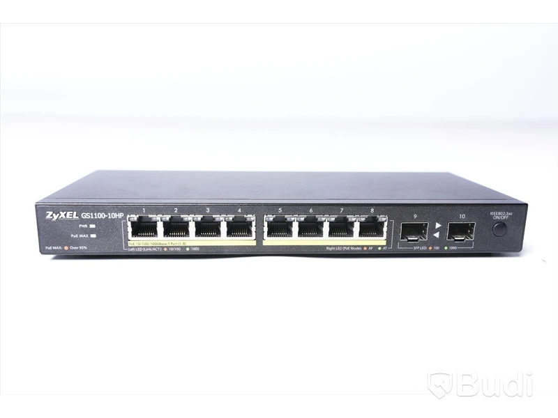 Server - ZyXEL GS1100-10HP (Med strömkabel)