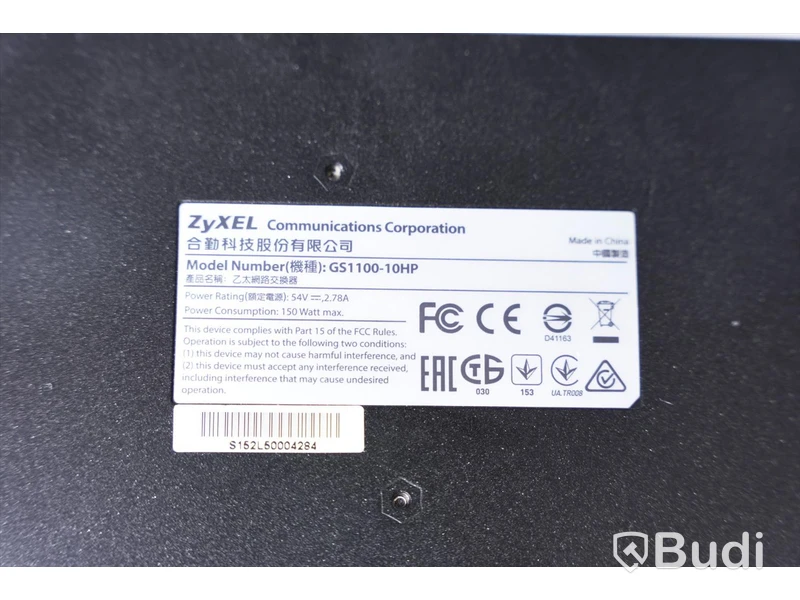Server - ZyXEL GS1100-10HP (Med strömkabel)
