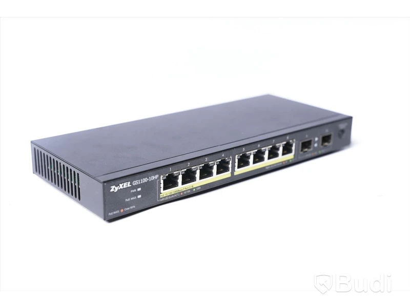 Server - ZyXEL GS1100-10HP (Med strömkabel)