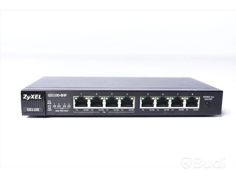 Server - ZyXEL GS1100-8HP(Med strömkabel)