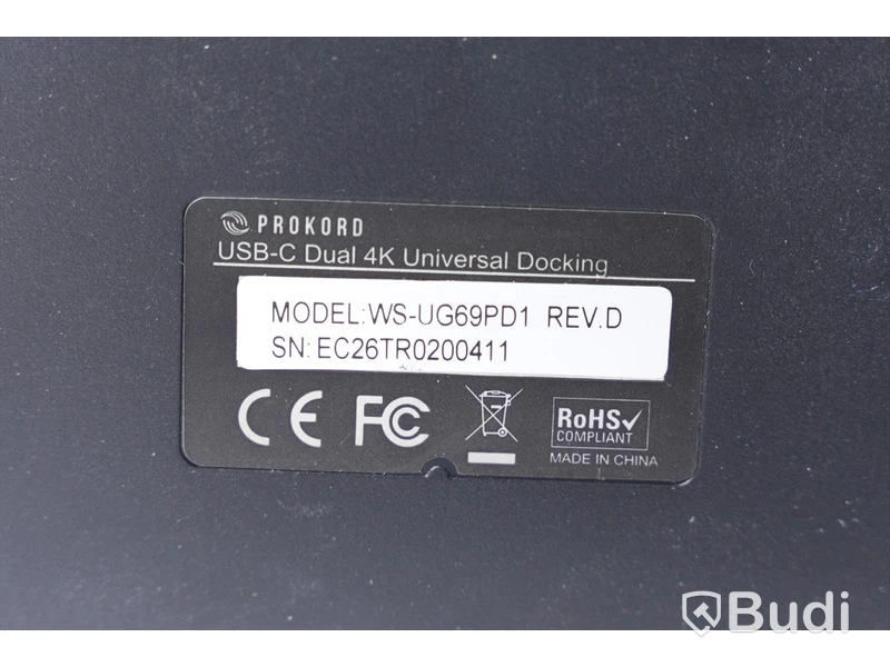 Dockning - PROKORD USB-C Dual 4K WS-UG69PD1 REV. D