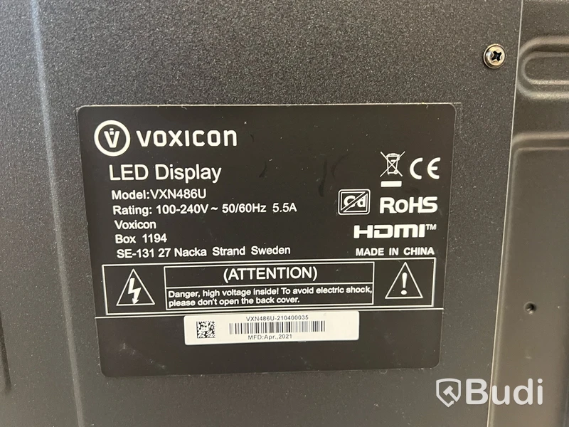 Tv Voxicon VXN586U 86 tum 4K.
