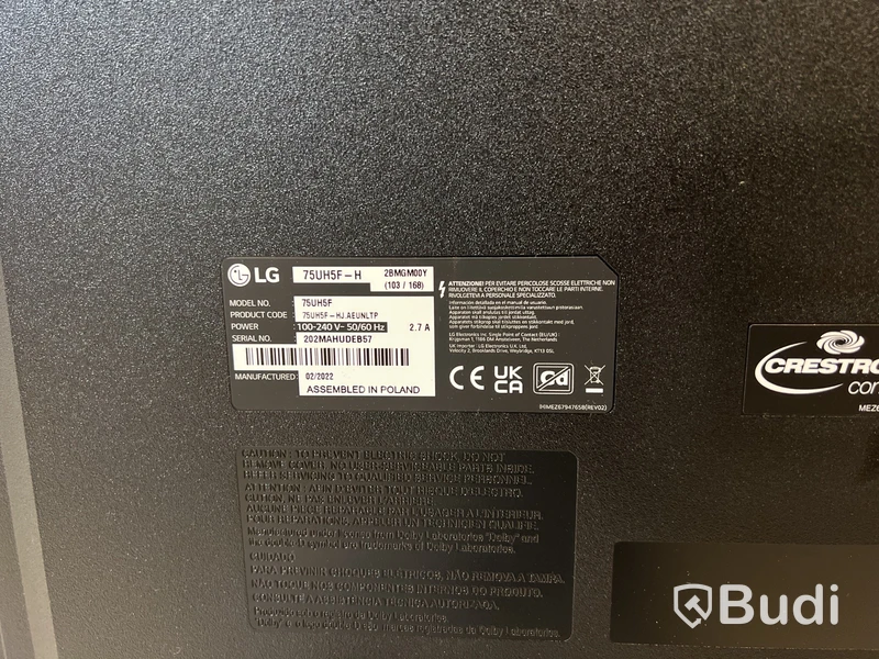 Tv 75UH5F-H, LG 75 tum 4K