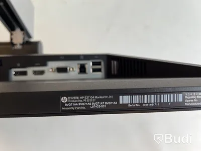 Datorskärm HP E27 G4. inkl. strömkabel.