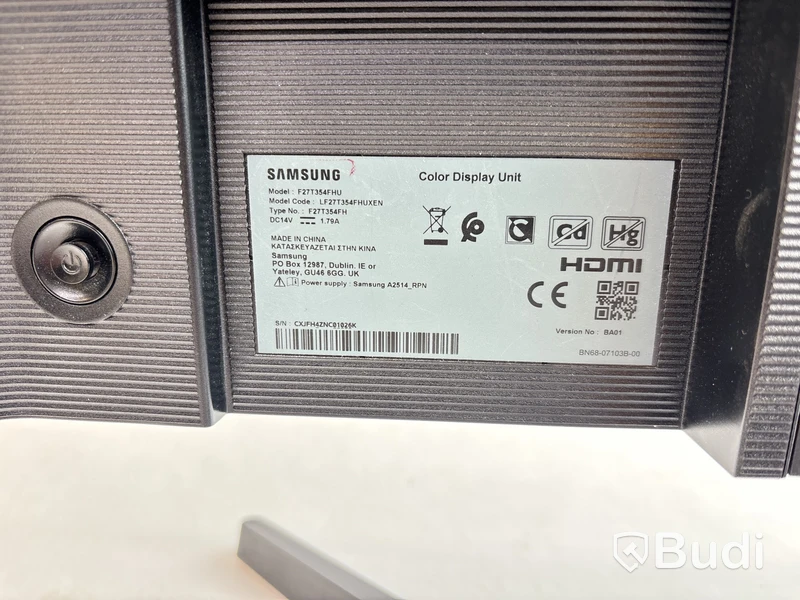 Datorskärm Samsung F27T354FHU. OBS! Repad skärm