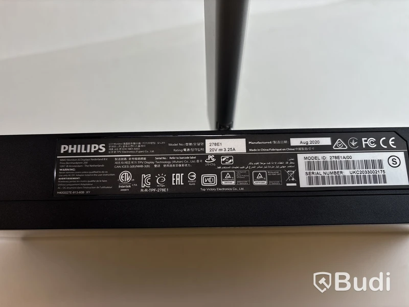 Datorskärm Philips 278E1A 27 tum 4K