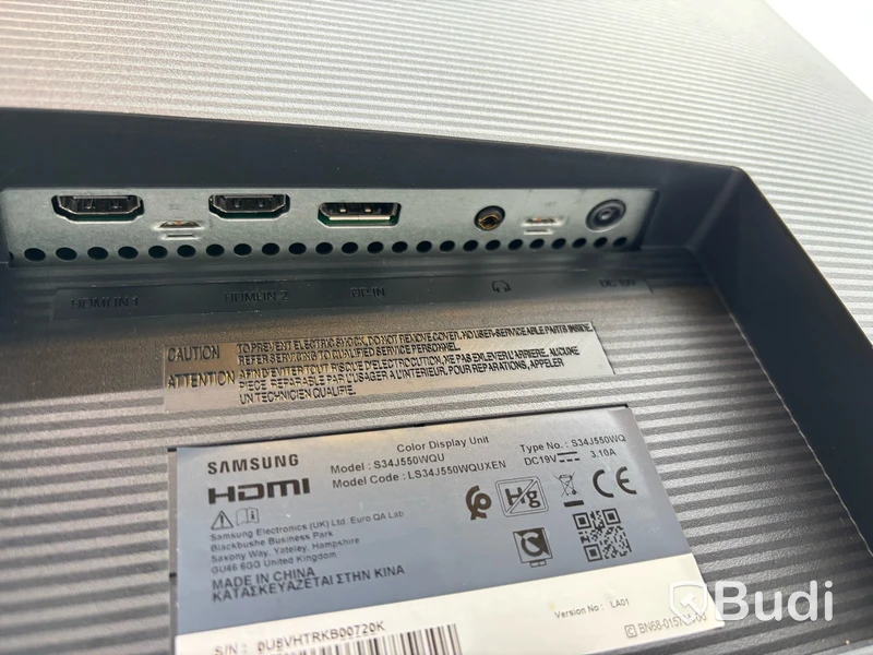 Datorskärm Samsung SJ55W 34 tum WQHD