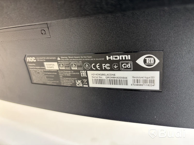 Datorskärm AOC CU34P2A WQHD