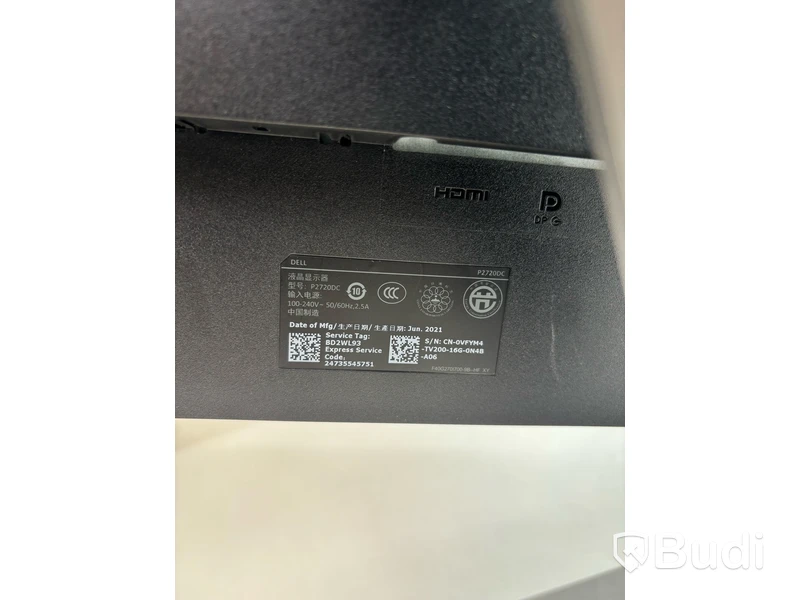 Datorskärm Dell P2720DC 27 tum