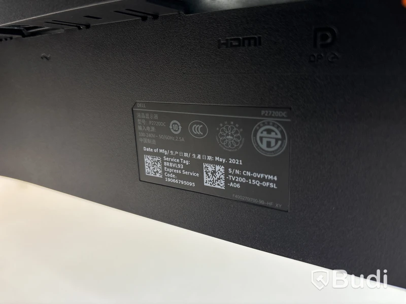 Datorskärm Dell P2720DC 27 tum