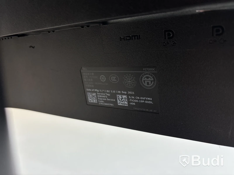 Datorskärm Dell P2720DC 27 tum