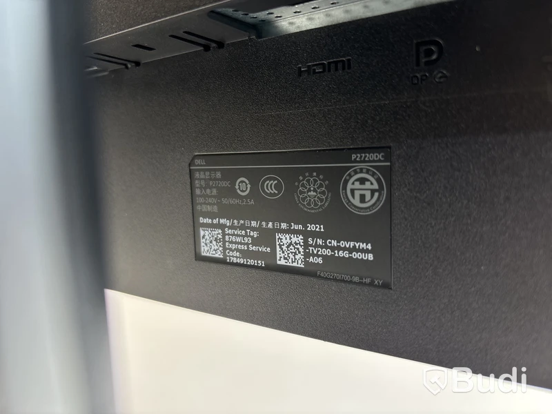 Datorskärm Dell P2720DC 27 tum