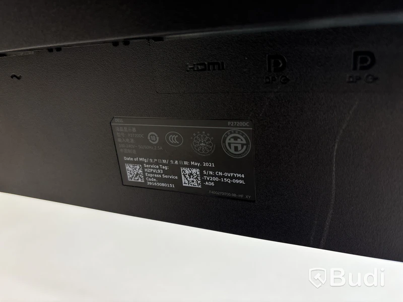 Datorskärm Dell P2720DC 27 tum