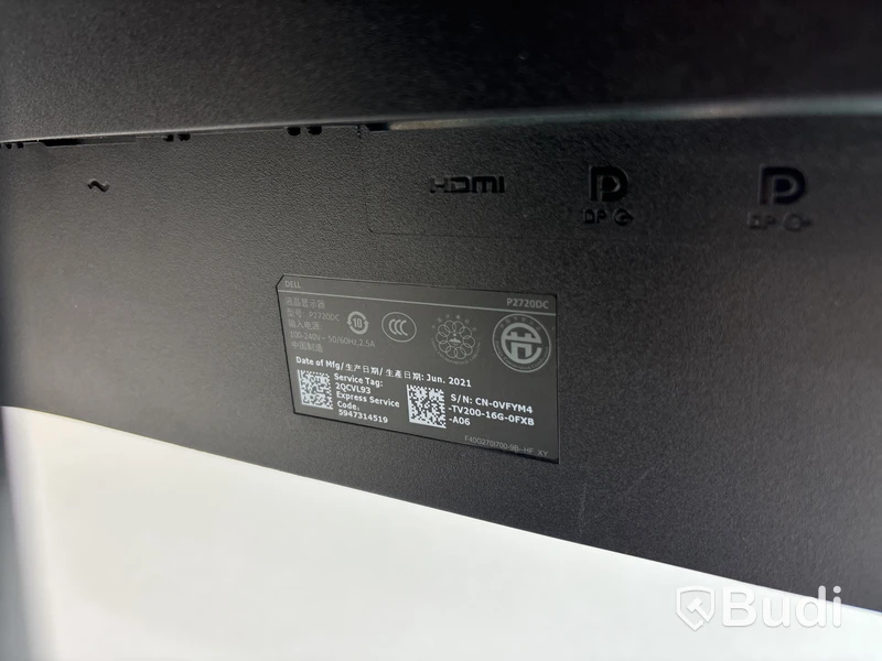 Datorskärm Dell P2720DC 27 tum