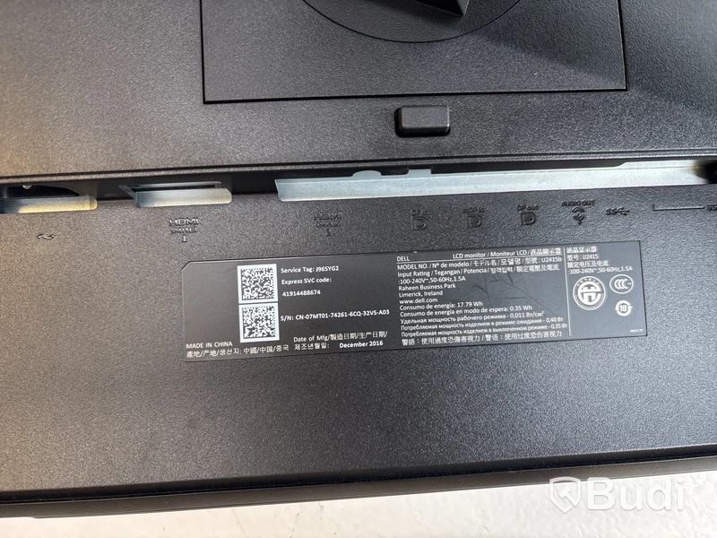 Datorskärm Dell U2415B 24,1 tum