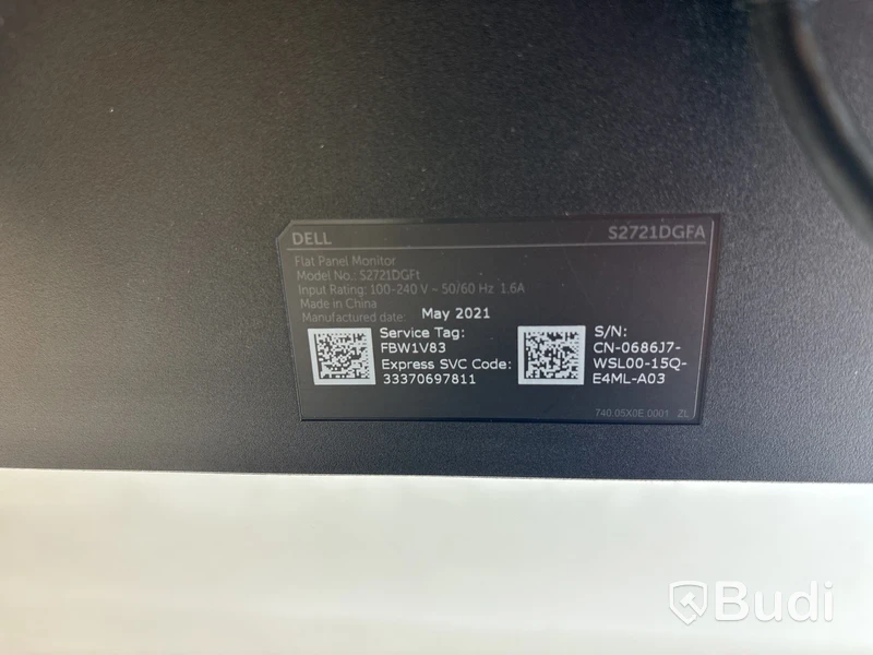 Datorskärm Dell S2721DGFA