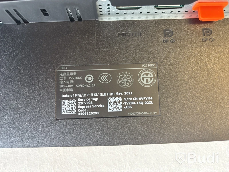 Datorskärm Dell P2720DC 27 tum