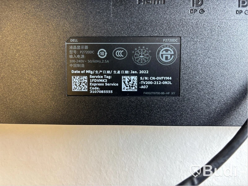 Datorskärm Dell P2720DC 27 tum