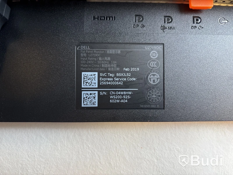 Datorskärm Dell U2719DC 27 tum