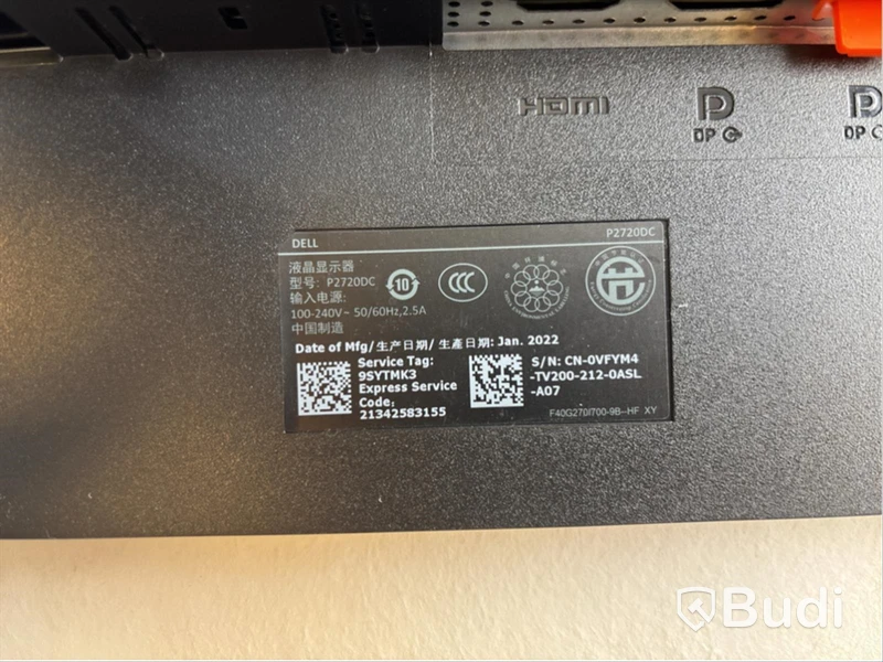 Datorskärm Dell P2720DC 27 tum