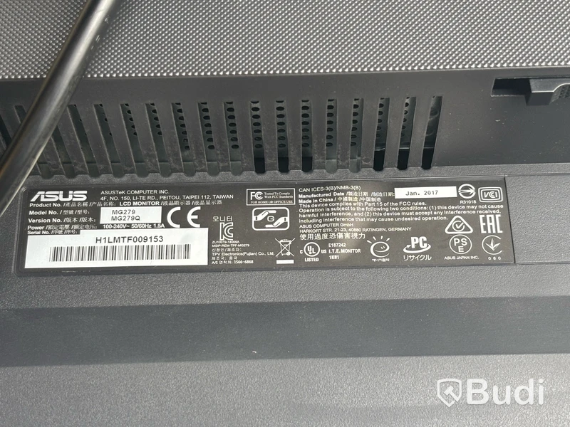 Datorskärm Asus MG279Q Gamig Monitor 27 tum