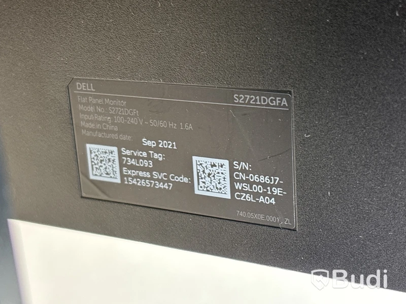 Gamingskärm Dell, S2721DGFA, 27 tum