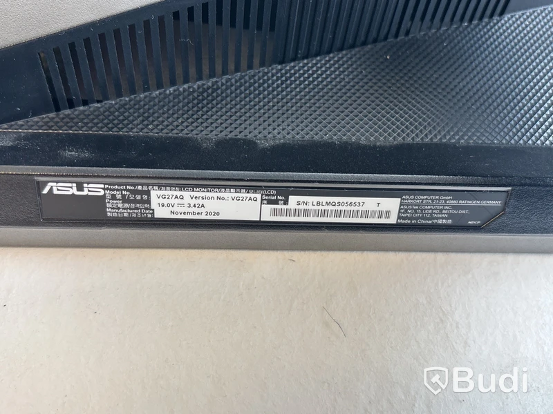 Gamingskärm Asus, VG27AQ, 27 tum