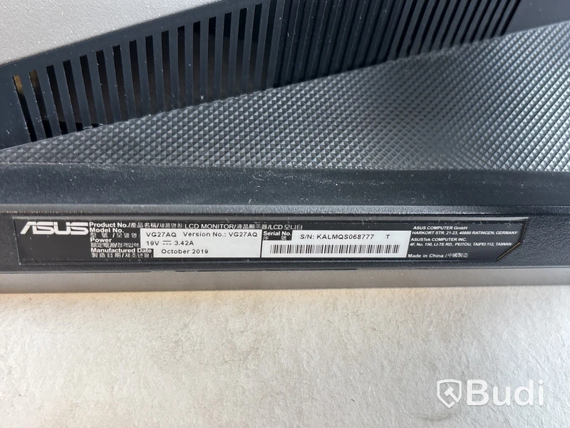 Gamingskärm ASUS, VG27AQ, 27 tum