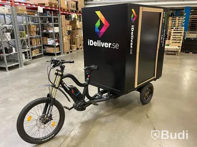 El-cykel för miljövänliga  leveranser och marknadsföring