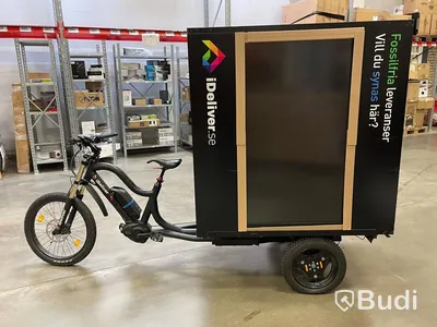 El-cykel för miljövänliga  leveranser och marknadsföring