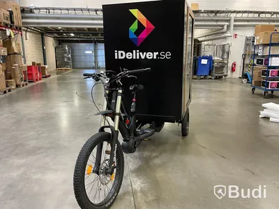 El-cykel för miljövänliga  leveranser och marknadsföring