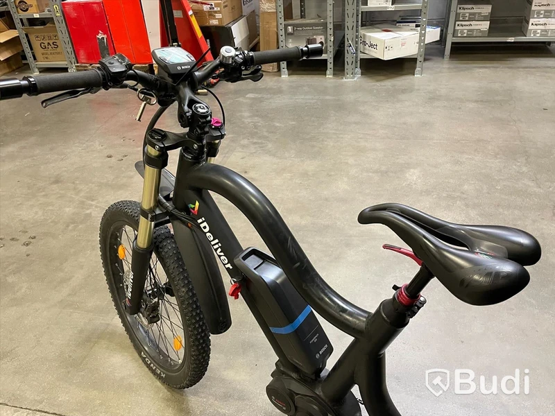 El-cykel för miljövänliga  leveranser och marknadsföring