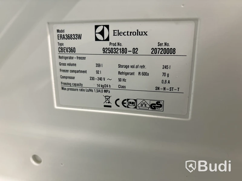 Kyl / frys Electrolux