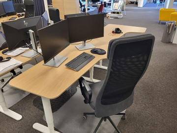 Skärmar på fot 2 st Modell: HP Storlek: 24 tum
