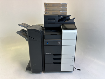 Skrivare / Scanner / Kopiator Konica Minolta C650i inkl. Fiery IC-420 samt Efterbehandlare med häftning