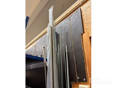 Materialställ med rör & gängstänger