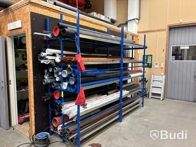 Materialställ med rör & gängstänger